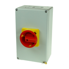 Enclosed AC Isolator 3 Pole 63 Amp