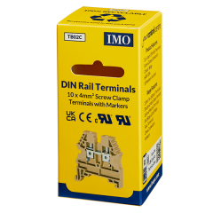 DIN Rail Terminals - 4mm 600V 30A