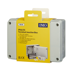 Terminal Junction Box IP66/ , IP55, 125x167x82mm